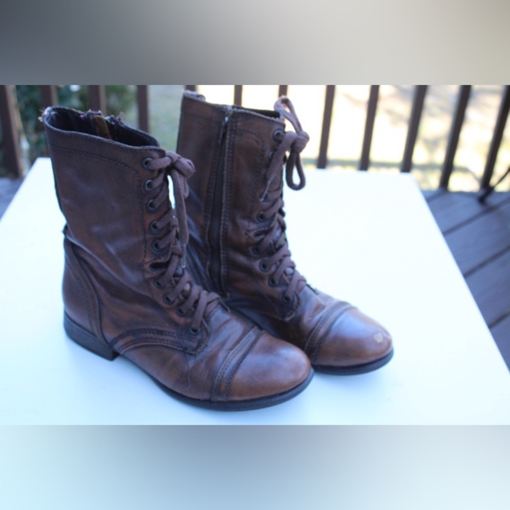 Steve Madden combat boots